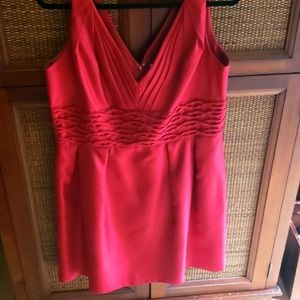 Red formal dress